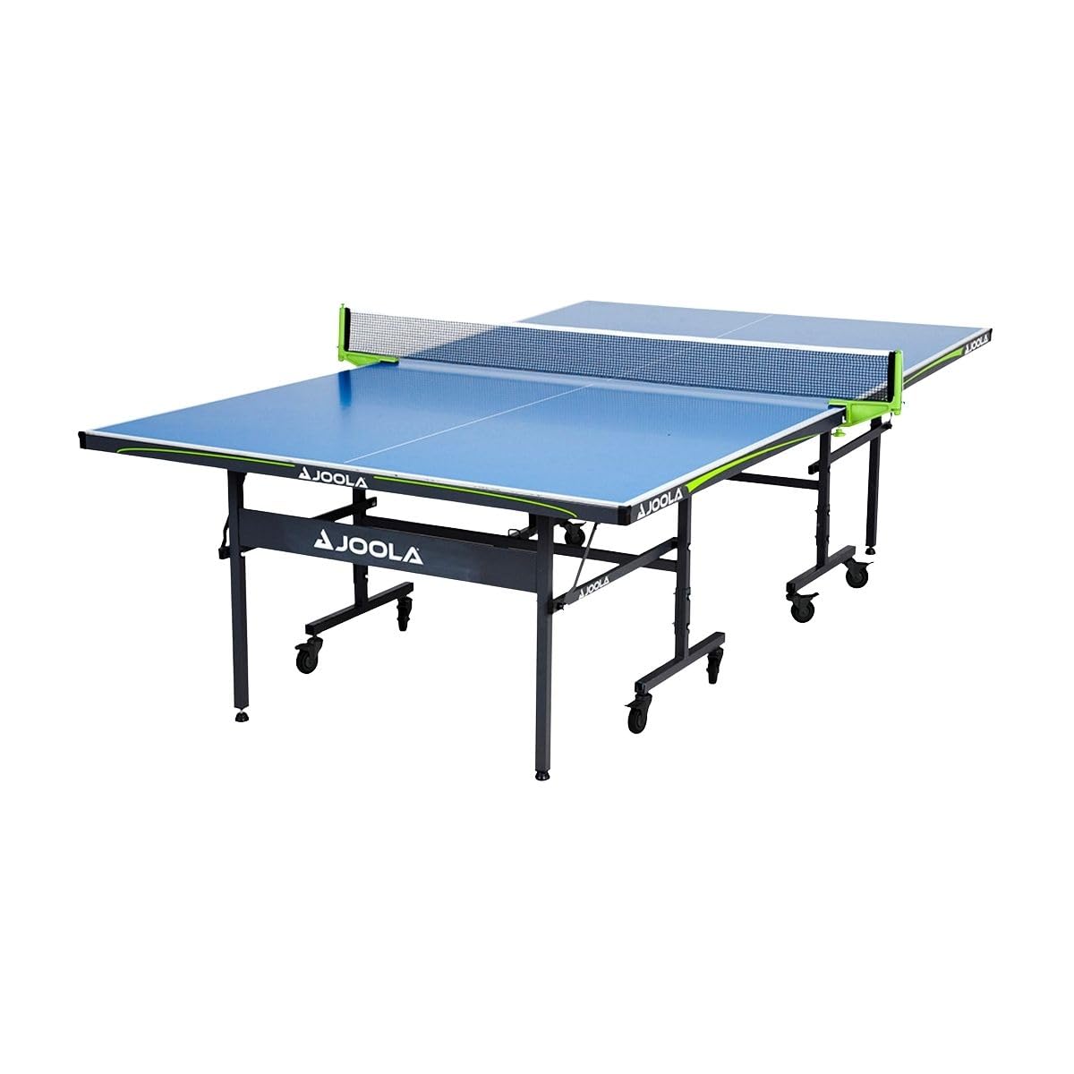 JOOLA Tischtennisplatte Outdoor Rally - Profi Tischtennistisch 6 MM Aluminium-Verbundoberfläche Wetterfest - Klappbares Untergestell - Schneller Aufbau