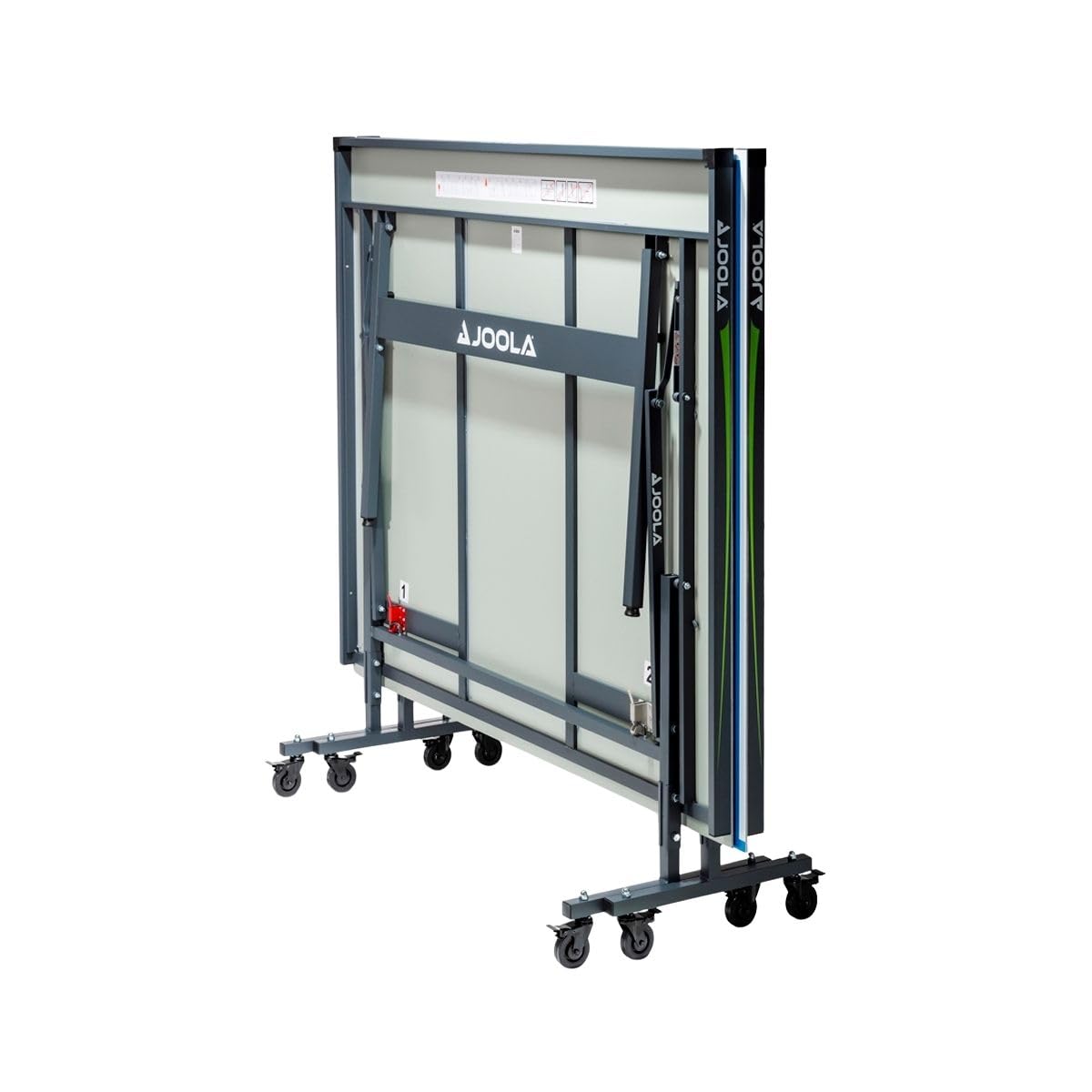 JOOLA Tischtennisplatte Outdoor Rally - Profi Tischtennistisch 6 MM Aluminium-Verbundoberfläche Wetterfest - Klappbares Untergestell - Schneller Aufbau