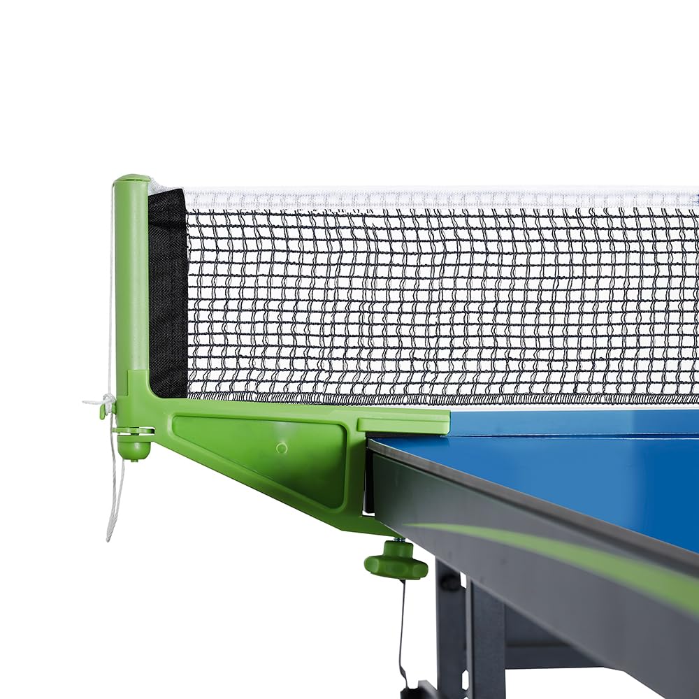 JOOLA Tischtennisplatte Outdoor Rally - Profi Tischtennistisch 6 MM Aluminium-Verbundoberfläche Wetterfest - Klappbares Untergestell - Schneller Aufbau